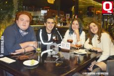 Luis López, Roberto García, Sofía Guerrero y Ximena Bizuet