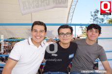 Emilio Gallardo,  Luis Gabriel Cortés y Juan Pablo Cortés