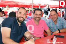 Jorge Camarena,  Óscar Nieto y Gerardo González