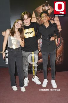 Andrea Huerta, Juan Carlos Padilla y Emiliano Ramírez