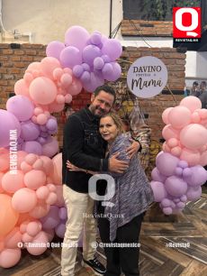 A  Enrique Lanzagorta y su mamá Maru Navarrete