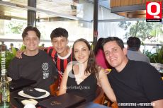 Diego Hernández,  Fernando Hernández, Asenet Izquierdo y Francisco Hernández