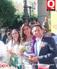 Samantha Smith alcadesa de Guanajuato, Gobernadora Libia García y  Presidente del DIF Estatal, Juan Carlos Montesinos