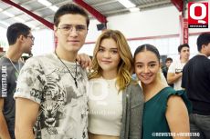 Luis Fernando Ruiz, Isabella Rojas y Regina Torres