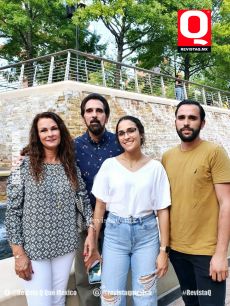 Daniela Aranda, Juan Abugaber, Daniela Abugaber y Omar Abugaber