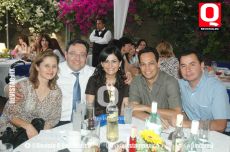 Maru Nieto de Orozco, Benjamín Gallo, Adriana Toral y Manolo Hernández.