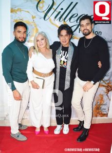 José, Ángeles Márquez, Eduardo Villegas y Omar Frías
