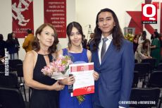 Patricia Rojas ,María José Hernández y Emiliano Vázquez