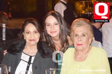 Luz María Torres, Andrea Ramírez y María Antonia Carpio