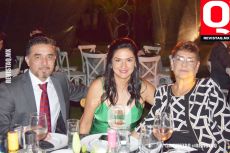 Pedro Vázquez, Karina Molina y Socorro Ramírez