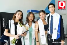 Daniela Sandoval, Kaylin Chen, Shareny Espinoza y Armando Valdez