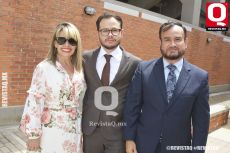 Gloria Balderas, Juan Carlos Luque y Juan Carlos Luque