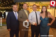 Alejandro Ramírez, Jesús Guzmán, Antonio de la Cruz y Mónica Valadez