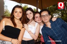 Paulina Gómez, Sofía Ontuvero, Miranda Díaz y Alexander Goepfert