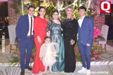 Alan Barriga, Jessica Muñoz, Antonella Barriga, Paola Muñoz Lupita Vargas y Francisco Muñoz