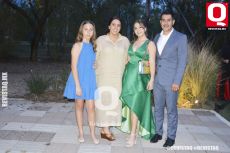 Adriana Barba, Delzzie Gaona, Delzzie Barba y Hugo Barba