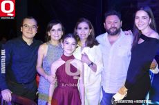 Marcelo López, Ruth Gómez, Sofía Regalado, Laura López, Poncho Galindo y Cristina López
