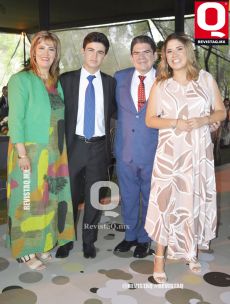 Verónica Ramírez, Olivier Serna, Olivier Serna y Estefanía Serna