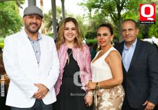 Gabriel Alvarado, María Elena Arrieta, Lupita Ramírez y Luis Enrique Ramírez Saldaña