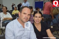 Mario Rubio y Martha Enriquez