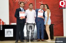 Fernando Hernández, Diego Aguirre, Andrés Chávez y Danyfer Buenabad