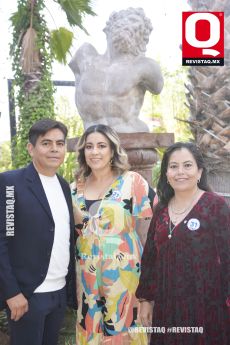 Valentín Gutiérrez, Gabriela Gómez y Cuquis Gutiérrez