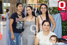 Mariana Bustos, Natalia Tejeda, Jenifer Bustos y Pati Flores