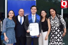 Adriana Valderrey, Francisco Valderrey, Javier Valderrey, Ángela Lugo y Adriana Sánchez