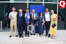 Eduardo Sánchez Velázquez acompañado de su familia