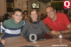 Carlos Martínez, Lorena Quezada y Carlos Martínez