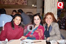 Clara Ramírez, Maru Andrade y Deyanira Andrade