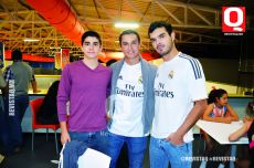 Gabriel, Chuchín y Ándres Martínez Gutiérrez
