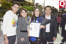 Eduardo Rodríguez Adriana Guzmán, Alondra Rodríguez y Luis Eduardo Rodríguez