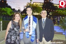 Laura Abarca, Gabriel Carbajal y Gabriel Carbajal