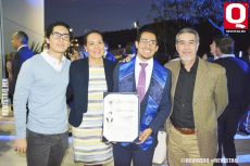 Sebastián Geyne, Gabriela Jiménez, Alejandro Sánchez y Enrique Geyne
