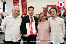 César Alberto Gámez, David Alejandro Gámez , Alejandra Ramos y César Alberto Gámez