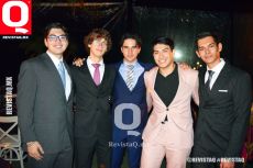 Hugo Sesma, David Torres, Santiago Romo, Néstor Bermúdez y Uriel Gutiérrez