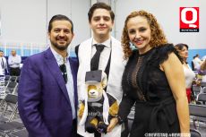 A    Miguel Ramírez, Miguel Ramírez Knapp y Paola Knapp