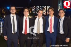 Patricio Nieto, Diego Usabiaga, Francisco Negrete, Paulo Montés y Sergio Íñiguez