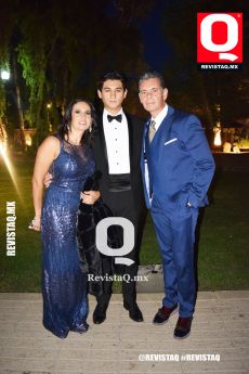 Erika García,  Carlos Aguilera y Ezequiel Aguilera
