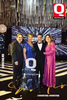 Olivier Serna, Verónica Ramírez, Olivier Serna y Estefania Serna