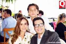 Claudia Mena, Sergio López y Sergio López García