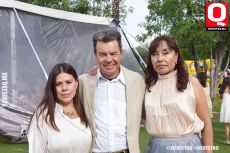 Lili Durán,  Marco Iootti y Coco Hernández