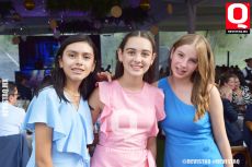 Luciana Guerrero,  Juliana Cayarga y Jimena Bujaidar