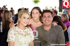 Melissa Hernández,  Andra Diez de Sollano y Francisco Diez Sollano