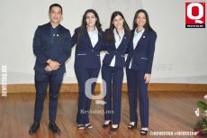 A  Josué Escudero, Danya Tanos, Sofía Pérez y Grecia Collazo