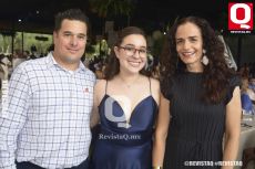 Fidel Rodríguez, María Fernanda Gallo y Alejandra de la Paz