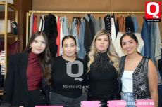 Monserrat Gutiérrez,  Fernanda Gutiérrez, Samantha Sánchez y Mariana Olvera