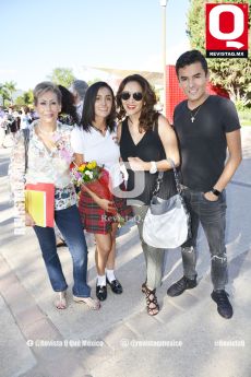 Margarita Barriere, Fernanda Buck, Margarita Núñez y Arturo Buck