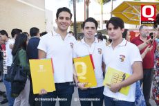 Mauricio Herrera, Sebastián Mena y Héctor Romo